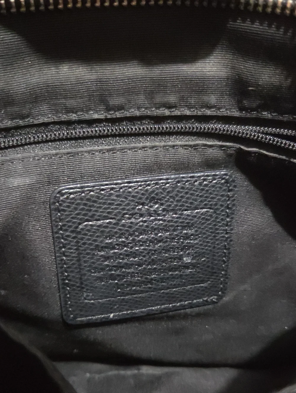 Coach Black/Brown Signature Messenger Bag